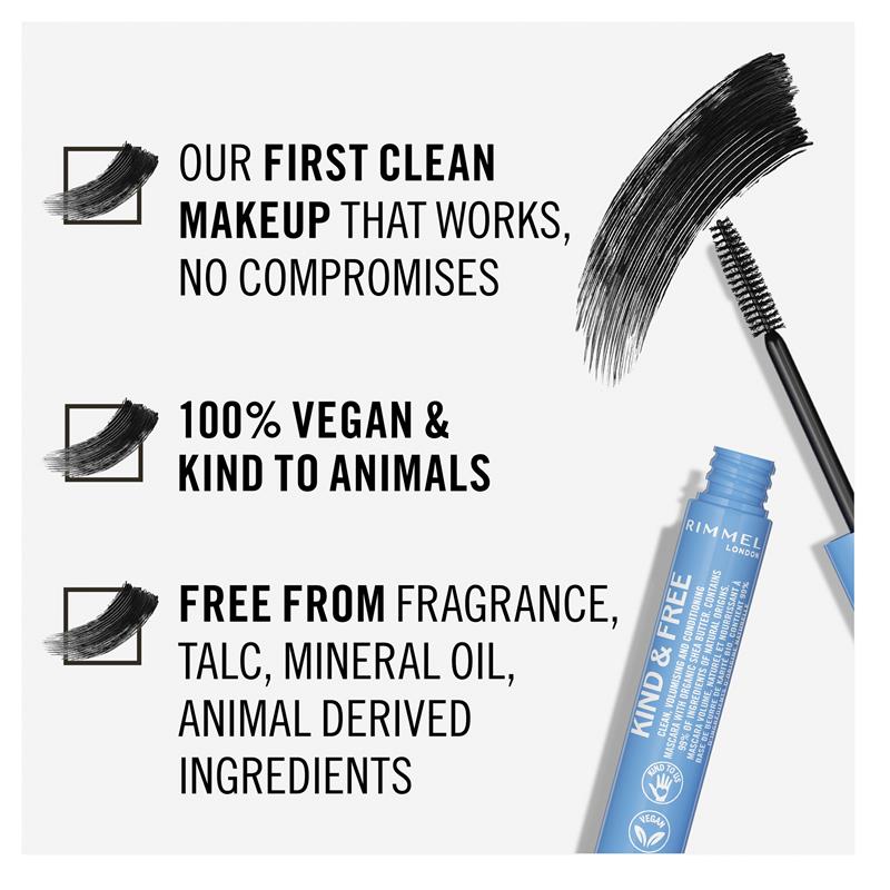 Rimmel London Kind & Free Mascara 001 Black