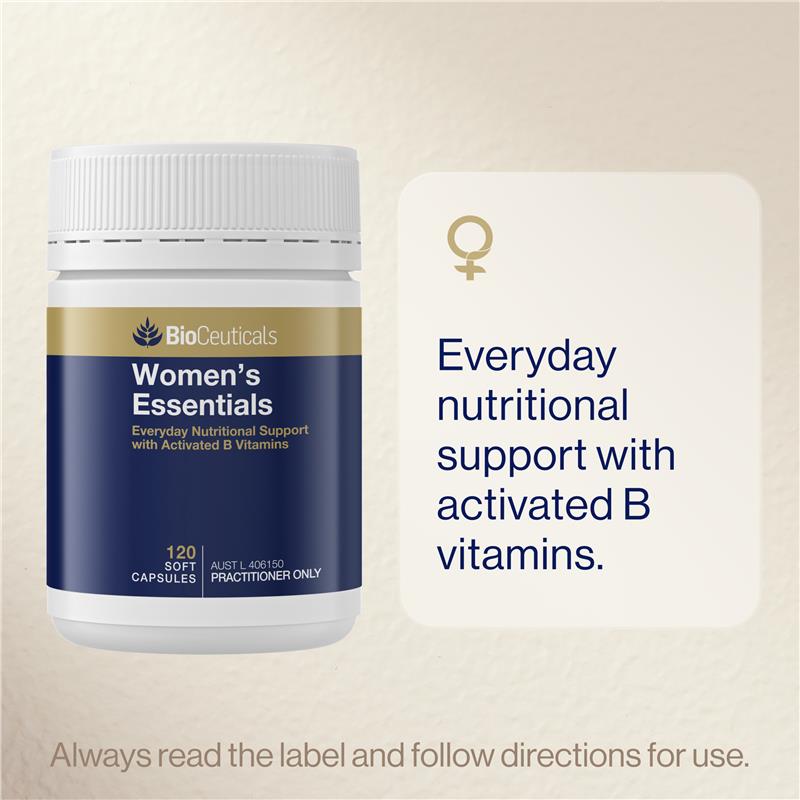 Bioceuticals Womens Essentials 120 Capsules NEW