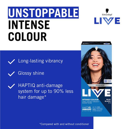 Schwarzkopf Live Colour Permanent 1.1 Blue Black