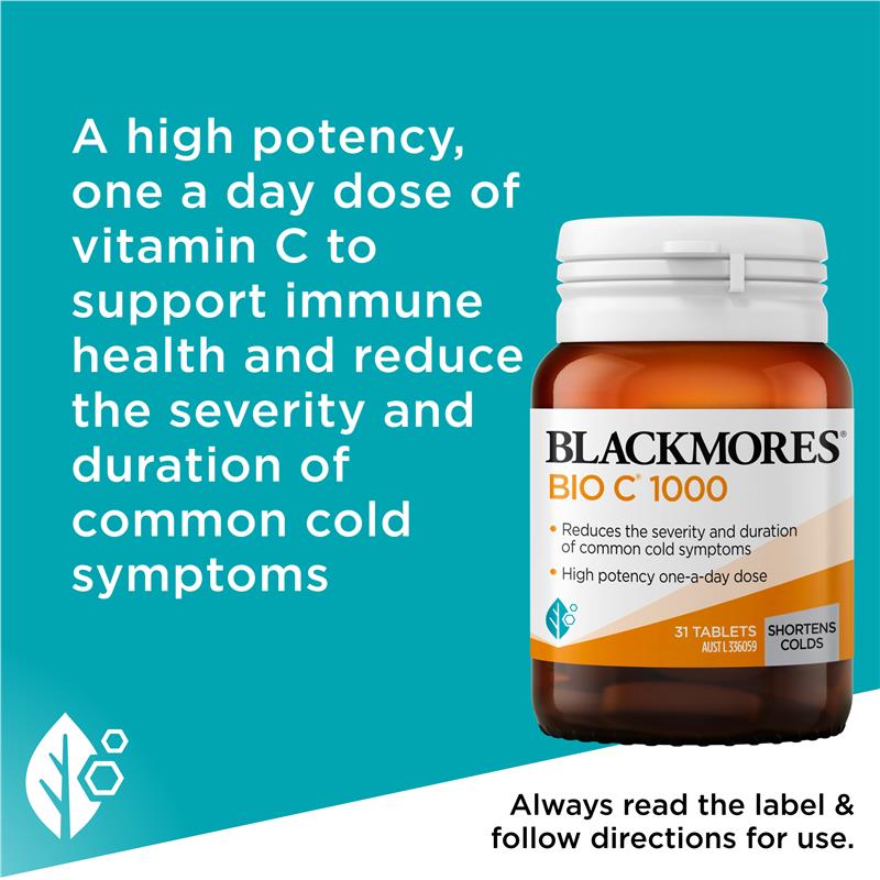 Blackmores Bio C 1000mg 31 Tablets