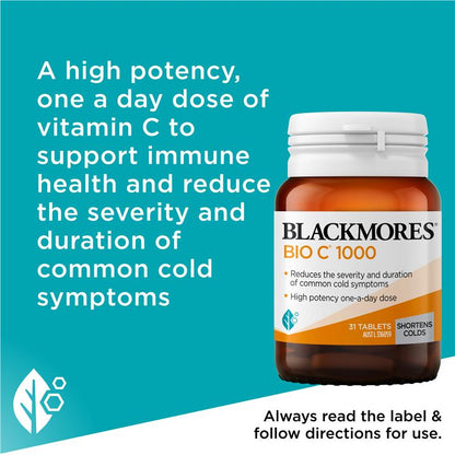Blackmores Bio C 1000mg 31 Tablets