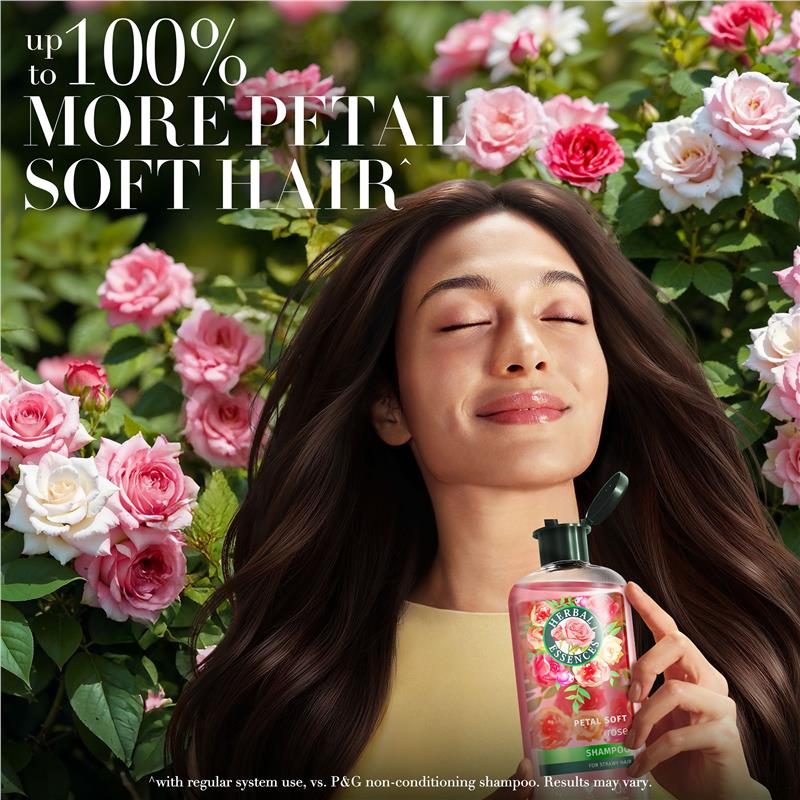 Herbal Essences Shampoo Petal Soft Rose Haircare 600ml