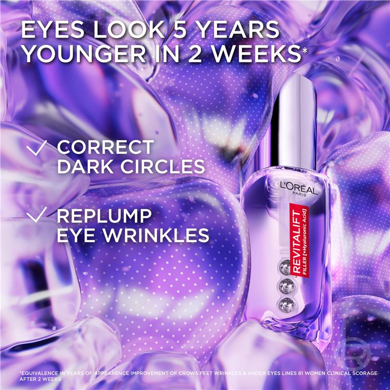 L'Oreal Paris Revitalift Filler Eye Serum 20ml - GimmeNow
