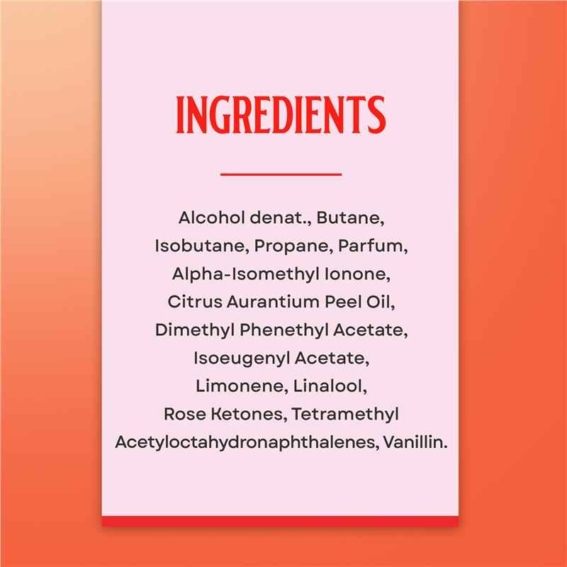 Impulse Body Spray Roma Rosa 75ml