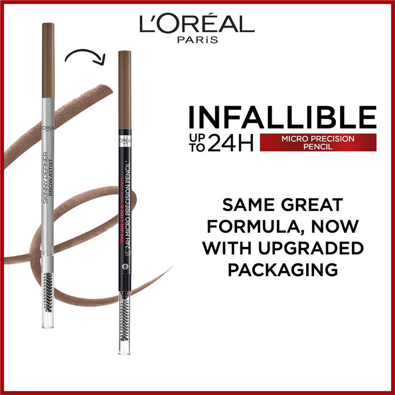 L'Oreal Paris Infallible Brows 24H Micro Precision Pencil 1.0 Ebony