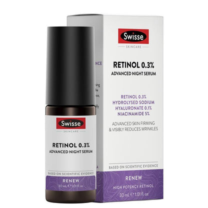 Swisse Skincare Retinol 0.3% Advanced Night Serum 30ml
