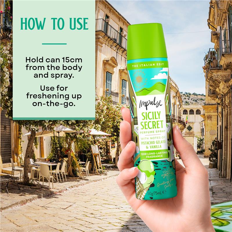 Impulse Body Spray Sicily Secret 75ml