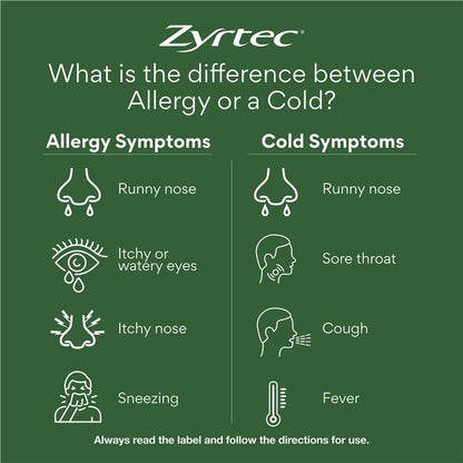 Zyrtec Rapid Acting Relief Antihistamine Hayfever & Allergy Liquid Capsules 42 Pack