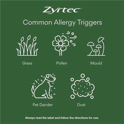 Zyrtec Rapid Acting Antihistamine Allergy & Hayfever Mini Tablets 30 Pack