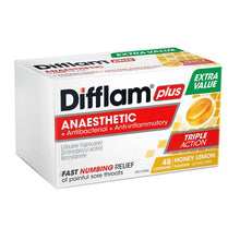 Difflam Sore Throat Sugar Free Honey And Lemon 48 Lozenges