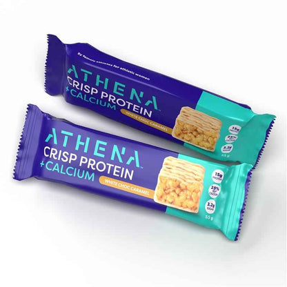 Athena Crisp Protein + Calcium White Choc Caramel 55g