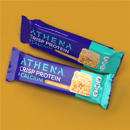 Athena Crisp Protein + Calcium White Choc Caramel 55g