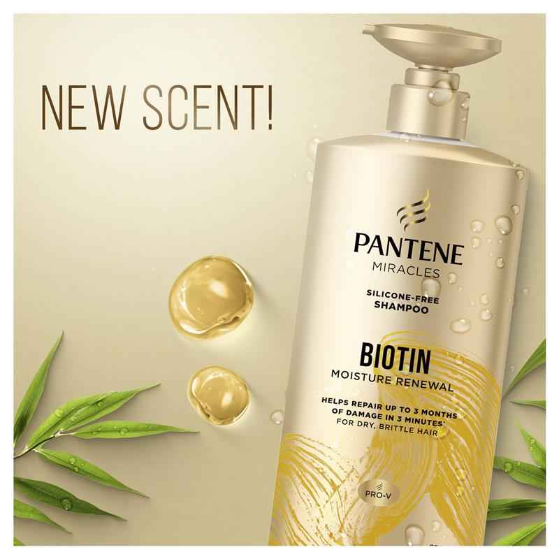 Pantene Miracles Biotin Daily Moisture Renew Shampoo 650ml