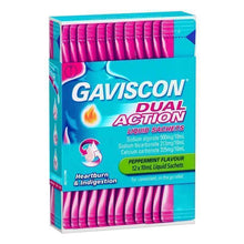 Gaviscon Dual Action Liquid Sachets Peppermint 12 Pack