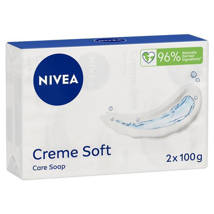 NIVEA Creme Soft Soap 2 x 100g Twin Pack