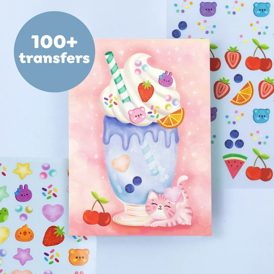 Tiger Tribe Transfer Magic Ice Cream Dreams Art and Craft for Kids Travel Toys 4yrs+