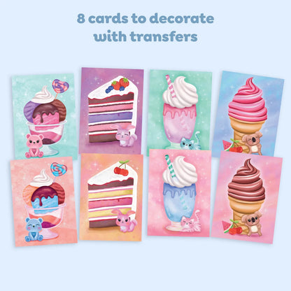 Tiger Tribe Transfer Magic Ice Cream Dreams Art and Craft for Kids Travel Toys 4yrs+