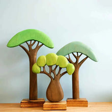 Papoose Wooden African Trees Set of 3 Pretend & Imaginative Play Toys 3yrs+