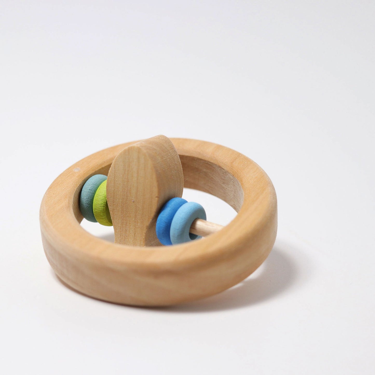 Grimm's Grasping Toy Circle Rattle Little Fish Zeppo Baby Toys Baby Gifts Idea 0m+