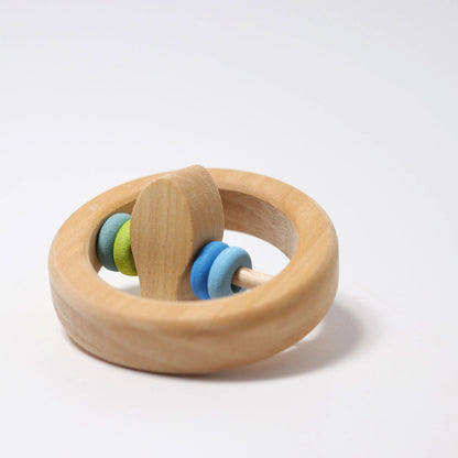 Grimm's Grasping Toy Circle Rattle Little Fish Zeppo Baby Toys Baby Gifts Idea 0m+