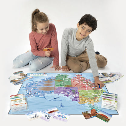 Australia Geography Board Games for kids Second Edition 126 Landmark Capital Cities States By Knowledge Builder Science STEM Range Best Seller 5yrs+