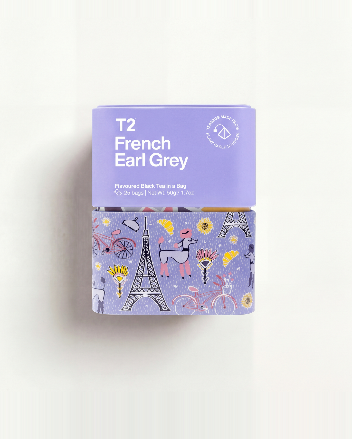 French Earl Grey Tea Bag Icon Tin 25 pack