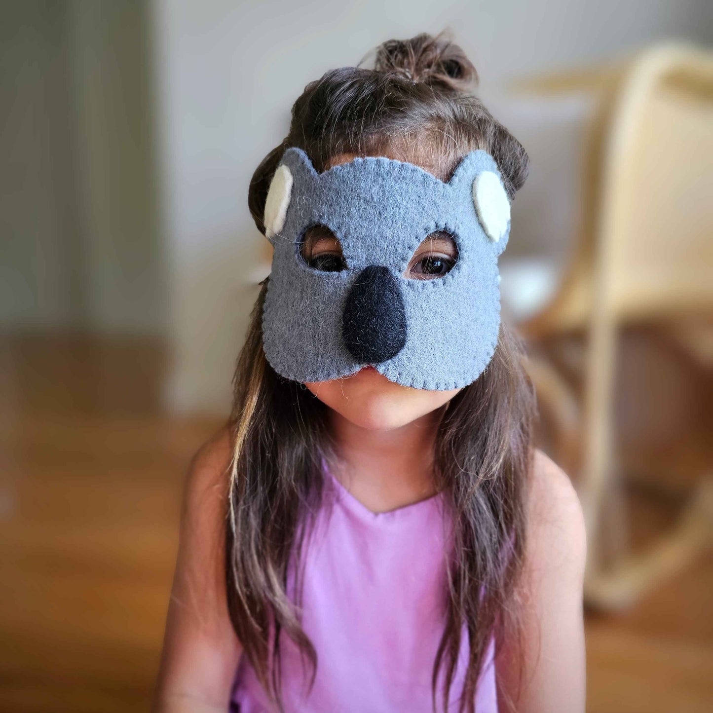 Pashom Felt Koala Mask Pretend & Imaginative Play Costumes Clearance 2yrs+