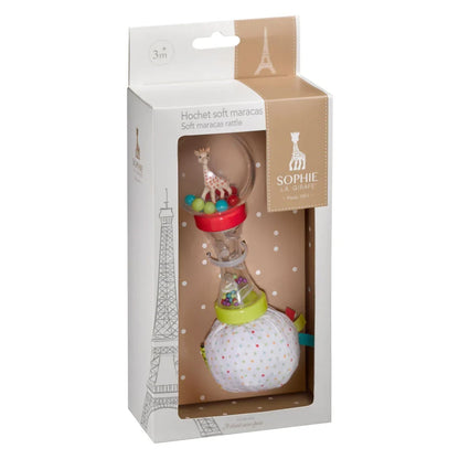 Sophie La Girafe Soft Maracas Bottle Sensory Musical Toys Gift Ideas for Baby 3m+