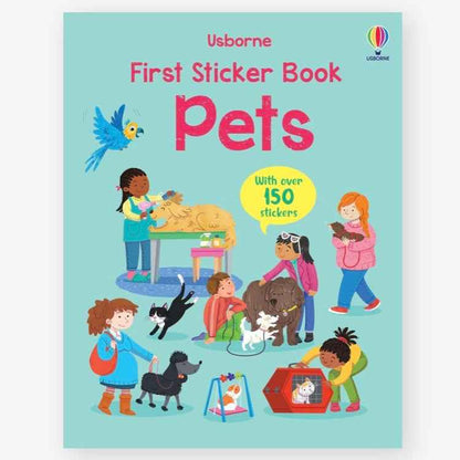 Pets First Sticker Activity Book with 150 stickers (Paperback) by Usborne Travel Toys