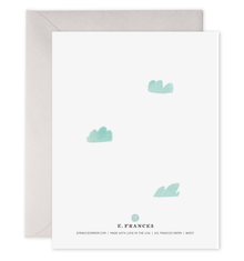 Hi Baby Sky Foil Card by E. Frances Paper New Born Card