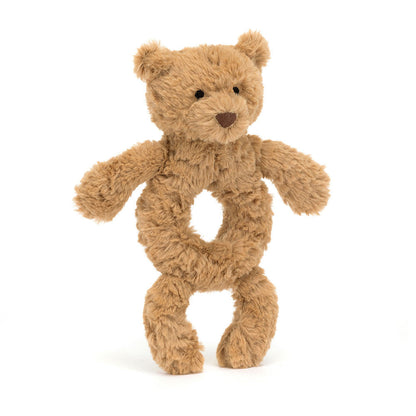 Jellycat Ring Rattle Bartholomew Bear 18cm