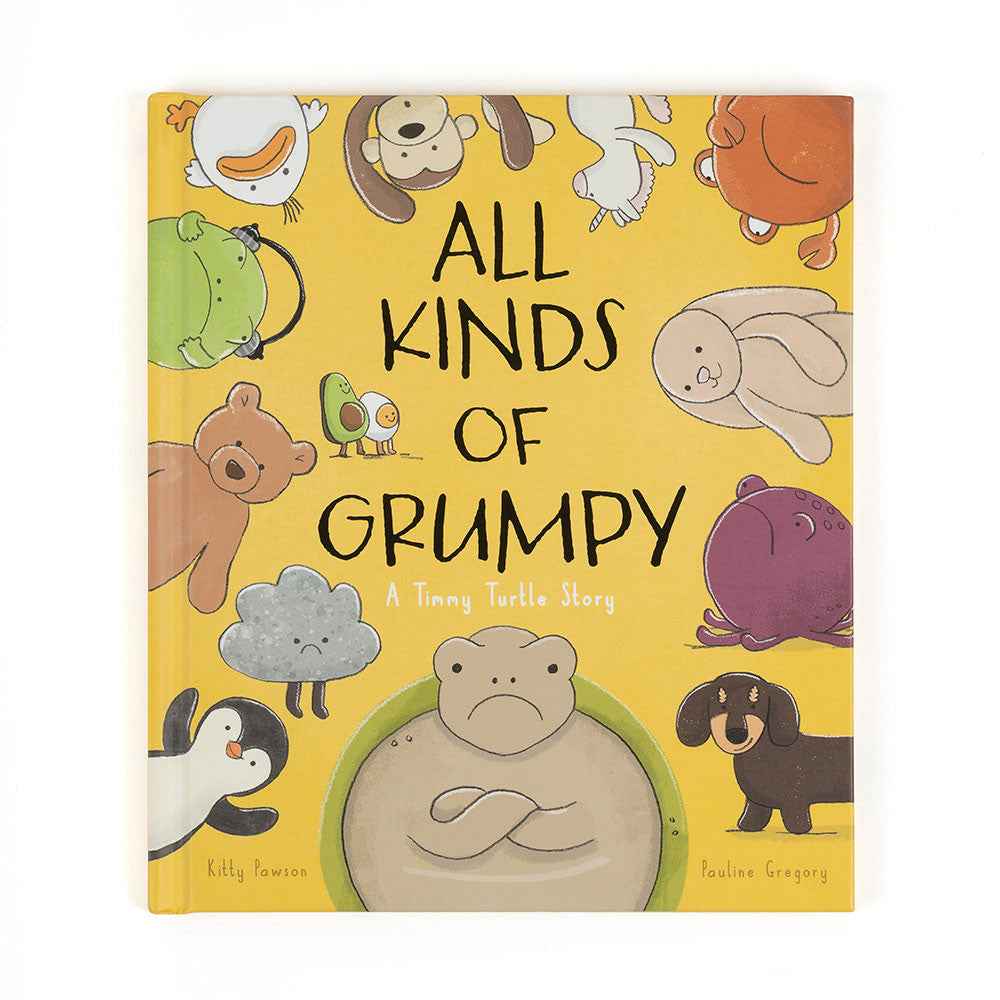 Jellycat Book All Kinds of Grumpy 22 cm
