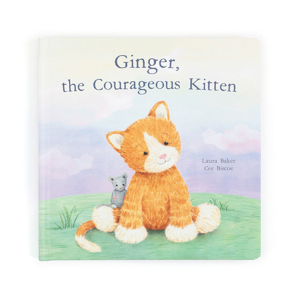 Jellycat Book Ginger, the Courageous Kitten 23cm