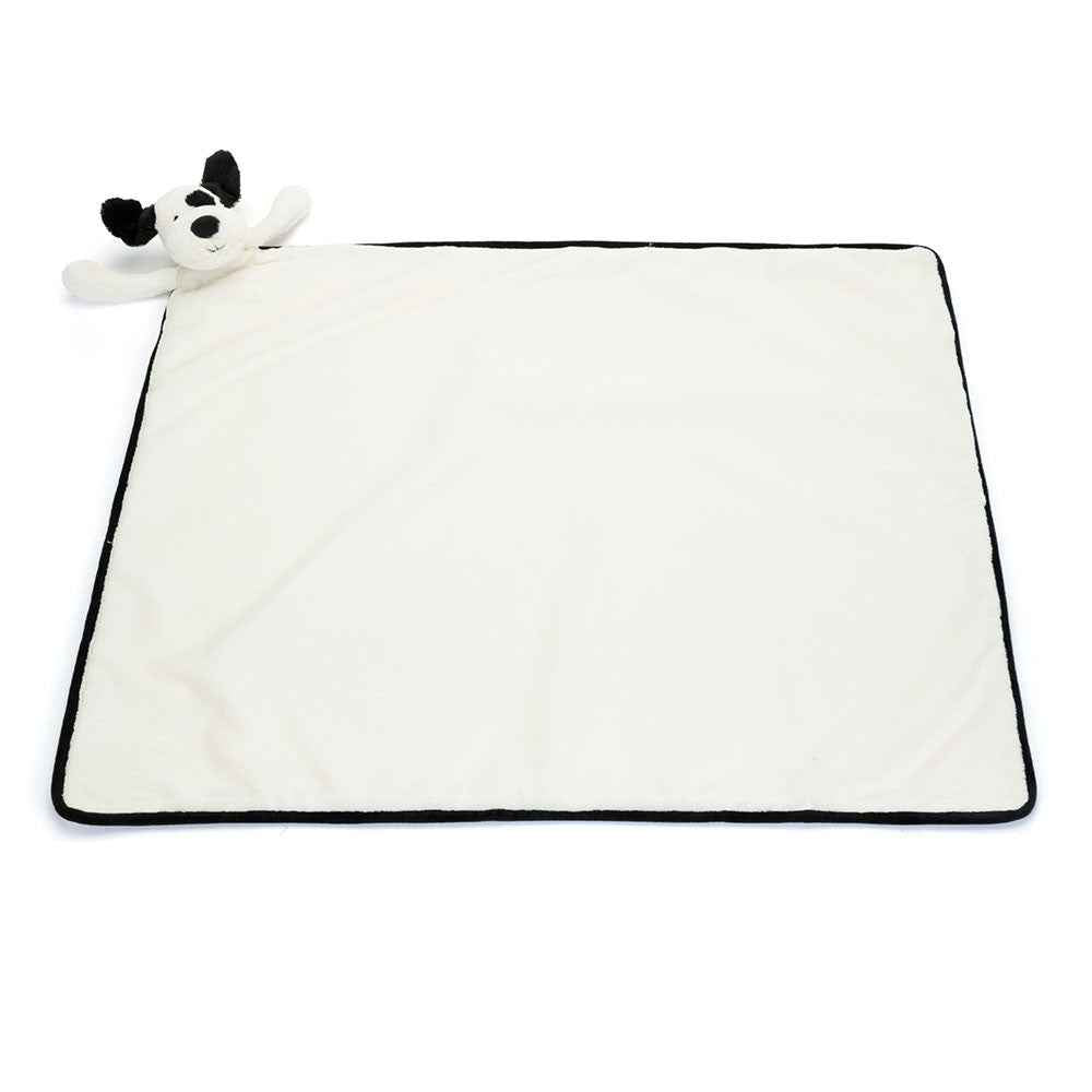 Jellycat Blankie Bashful Black & Cream Puppy 56cm