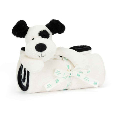 Jellycat Blankie Bashful Black & Cream Puppy 56cm