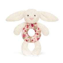 Jellycat Blossom Cream Bunny 'Berry' Ring Rattle 18cm