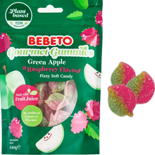 Bebeto Gourmet Gummies Green Apple & Raspberry 140g (vegan)