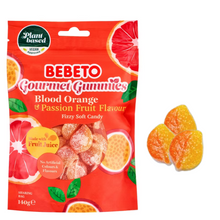 Bebeto Gourmet Gummies Blood Orange & Passion Fruit 140g (vegan)