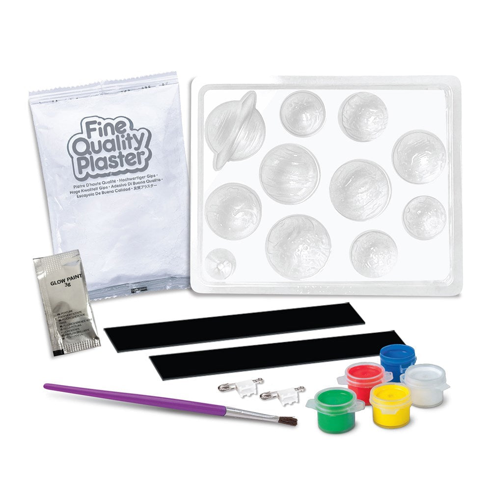 Mould & Paint Solar System Glow In The Dark Kit By 4M Space Toys Art and Craft for Kids Gifting idea for 5yrs+