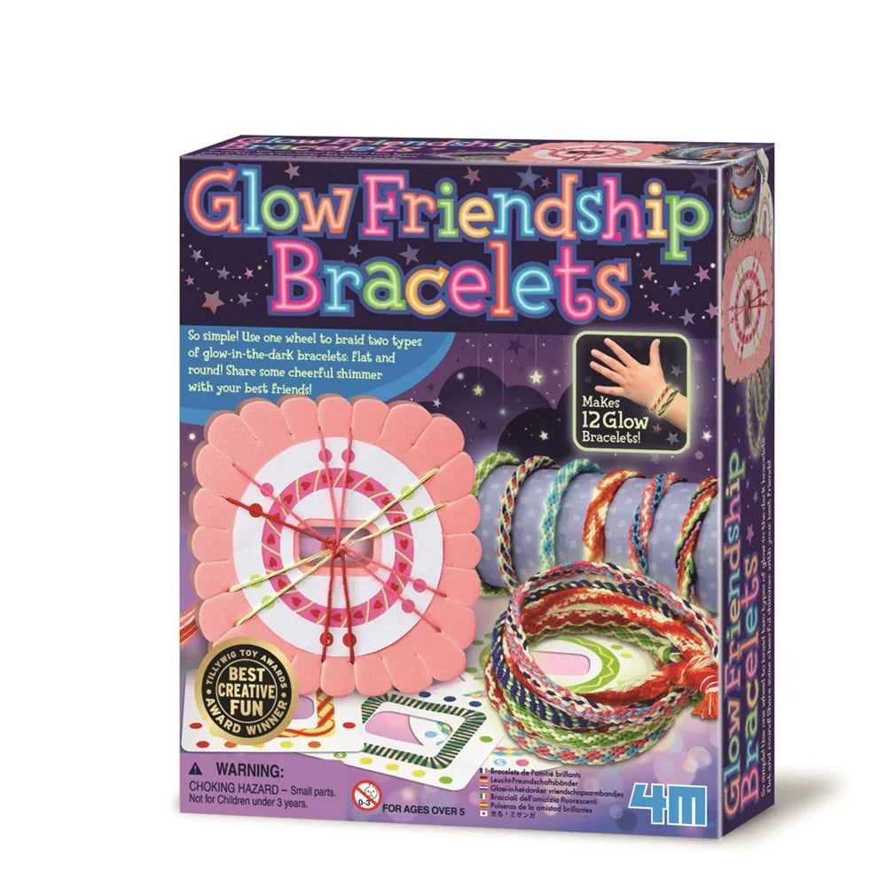 Creative Craft Glow Friendship Bracelets Art and Craft for kids Gifting Ideas 5yrs+