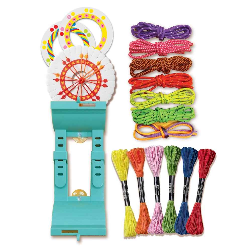 KidzMaker Friendship Bracelets Kit Art and craft for kids 5yrs+