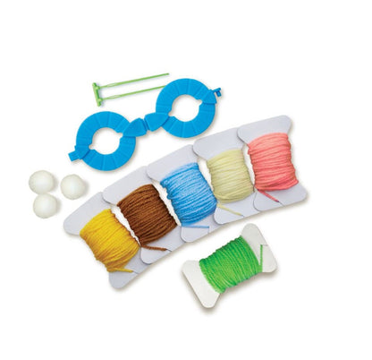 KidzMaker Make Your Own Pom Pom Pets Kit Art and Craft for kids 5yrs+