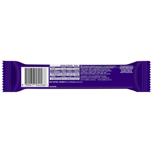Cadbury Dream White Chocolate Bar - 50g