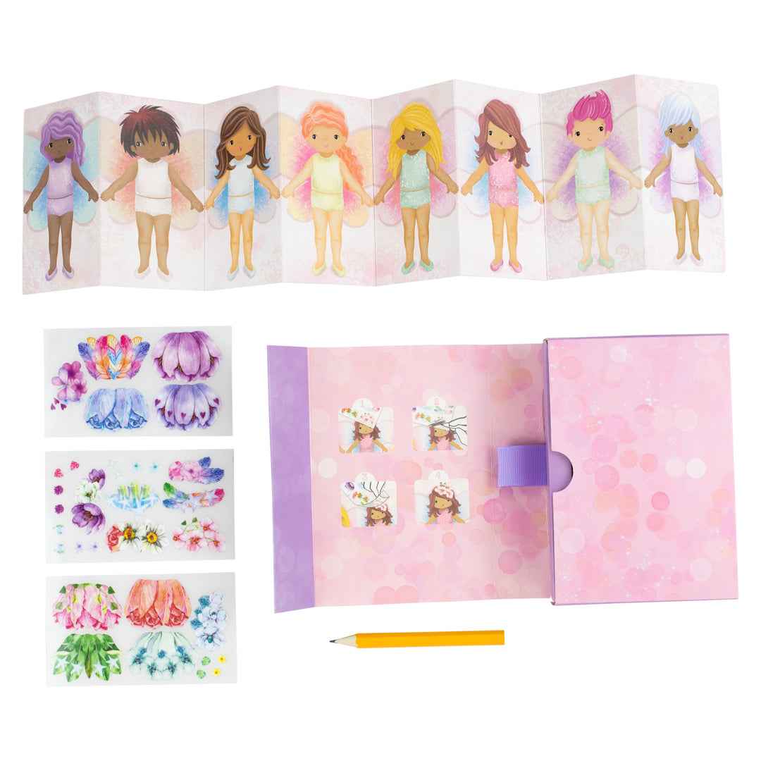 Tiger Tribe Mini Transfer Magic Flower Fairies art and craft for kids 3yrs+