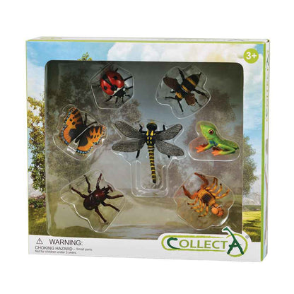 Insects Figurine Collection 7pc Gift Box Set by CollectA Animal Figurines Clearance 3yrs+