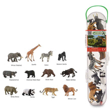 Wild Life Figurine TubeA Mini Play Set 12pc by CollectA Animal Figurines 3yrs+