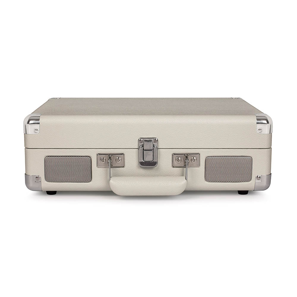 Crosley Cruiser Bluetooth Portable Turntable + Crosley Turntable  Stand Bundle- White Sands