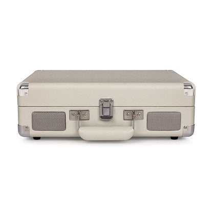 Crosley Cruiser Bluetooth Portable Turntable + Crosley Turntable  Stand Bundle- White Sands