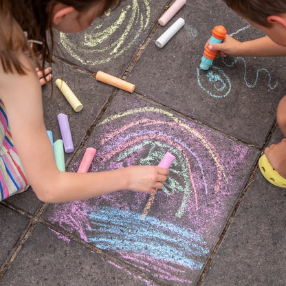 Tiger Tribe Outdoor Chalk 10pcs Stationary Art and craft for kids Outdoor Toys 3yrs+