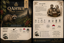 QAHWA Wild Kopi Luwak Arabica Civet Ground Coffee